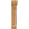 Ekena Millwork Traditional Slat Rough Sawn Bracket w/ Offset Brace, Western Red Cedar, 8"W x 30"D x 42"H BKT0806X30X42TRA06RWR - alternate 2